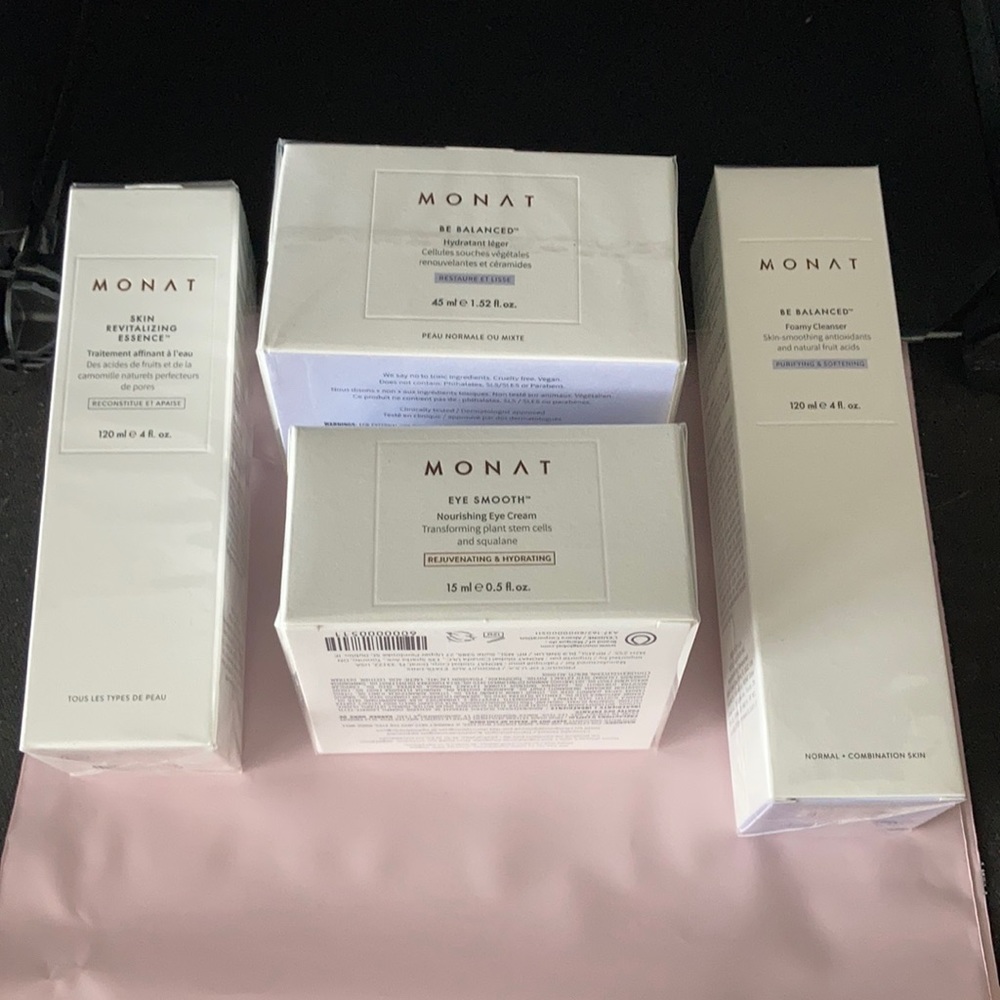 Monat be balanced skin care line